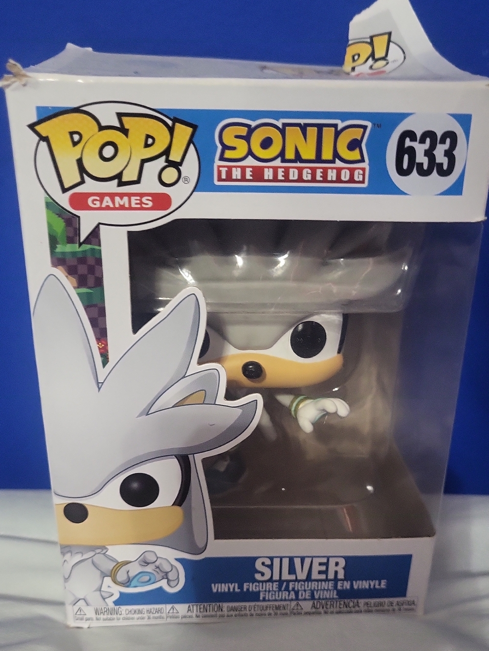 Pop! Games  Silver The Hedgehog  Pop! Vinyl Figure - Silver